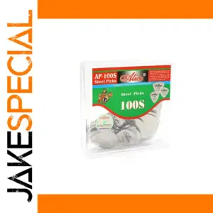 Stainless Steel Heart Guitar Picks Set of 100