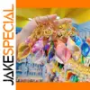 Vibrant Acrylic Conch Shell Keychain