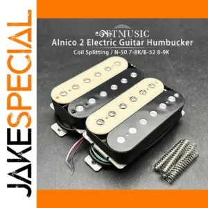 Zebra Patterned Dual Coil Humbucker Pickup