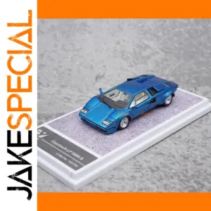 Vibrant Blue Lamborghini Countach LP5000 Model