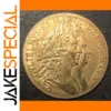 Historic 1694 Guineas Coin Replica in Gold Tone