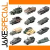 1:72 Military Vehicles Model Set with 50 Pieces