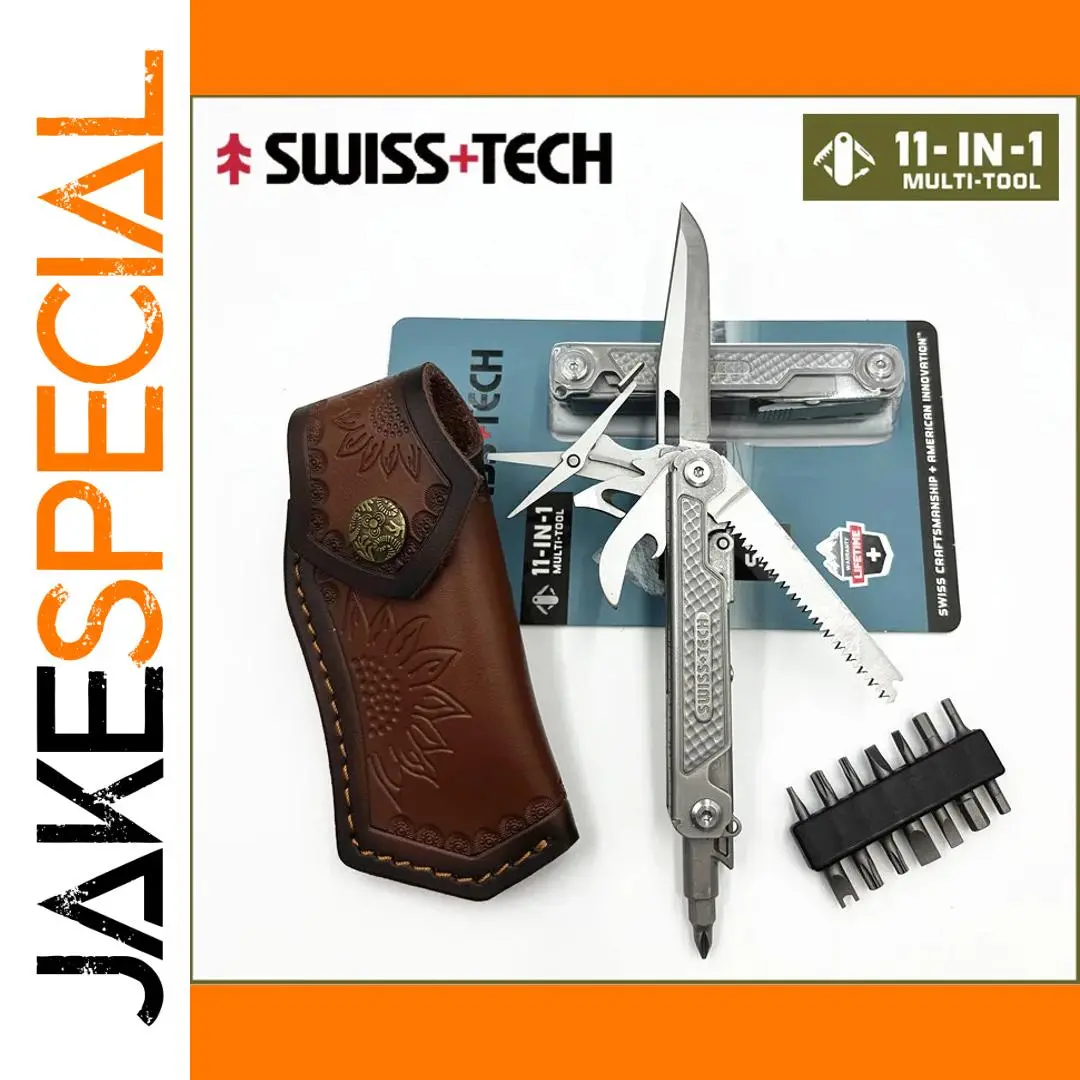 Swiss Tech 11-in-1 Compact Multitool 1 Swiss Tech 11-in-1 Compact Multitool