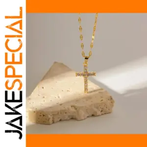 Elegant Gold Stainless Steel Insect Pendant Necklace