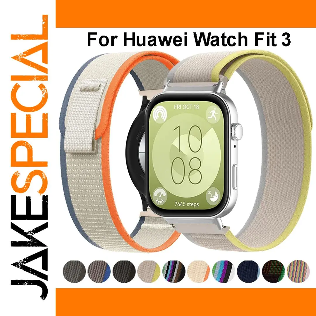 Huawei Watch Fit 3 Nylon Sport Strap for Huawei Watch Fit 3 1 Huawei Watch Fit 3 Nylon Sport Strap for Huawei Watch Fit 3