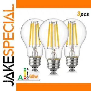 Vintage Globe LED Bulbs Set of Three