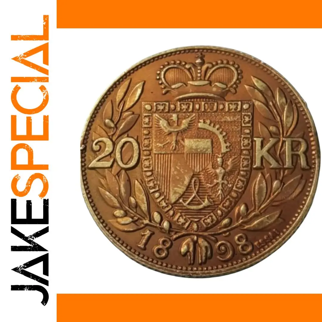 Antique Copper Liechtenstein 1898 Coin Replica 1 Antique Copper Liechtenstein 1898 Coin Replica