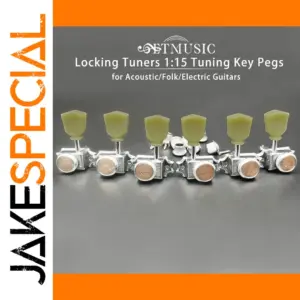 Vintage Locking Guitar Tuners Set 9mm Hole