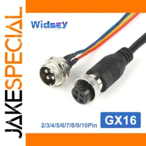 Waterproof GX16 Aviation Connector IP68 2-9 Pin