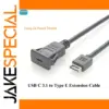 Panel Mount USB C Extension Cable, 0.6m