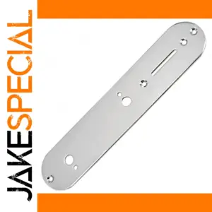 Silver Electric Guitar Control Plate