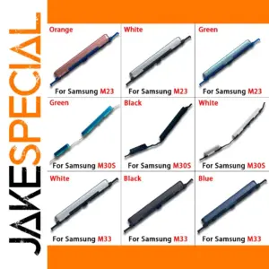 Vibrant 20-Piece Samsung Button Replacement Set