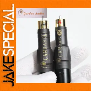 Premium XLR to RCA Adapter Pair for Audiophiles
