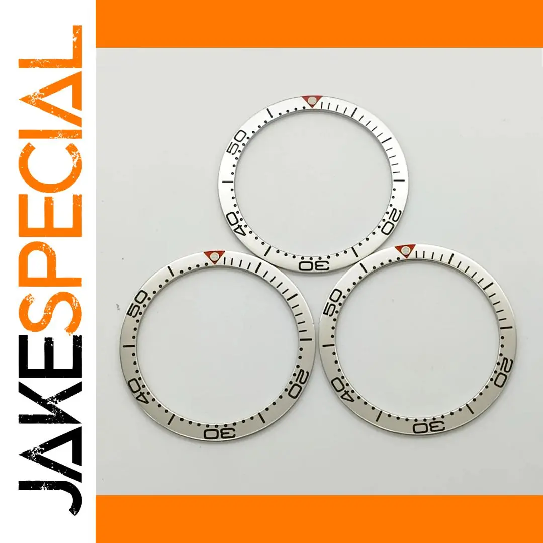 39mm Stainless Steel Dive Watch Bezel Insert for SKX6105 1 39mm Stainless Steel Dive Watch Bezel Insert for SKX6105