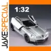Silver 1:32 Scale Diecast Supercar Model