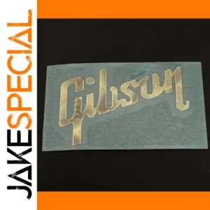 Gold Metal Decal for Gibson Guitar Peghead