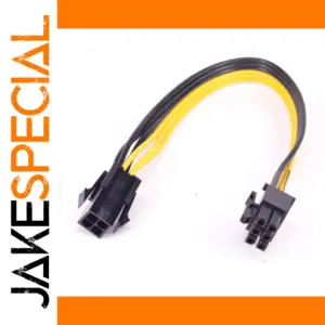 PCI-e 6Pin to 4Pin CPU Power Adapter Cable