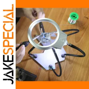 Precision Soldering Helping Hand Stand with Magnifier