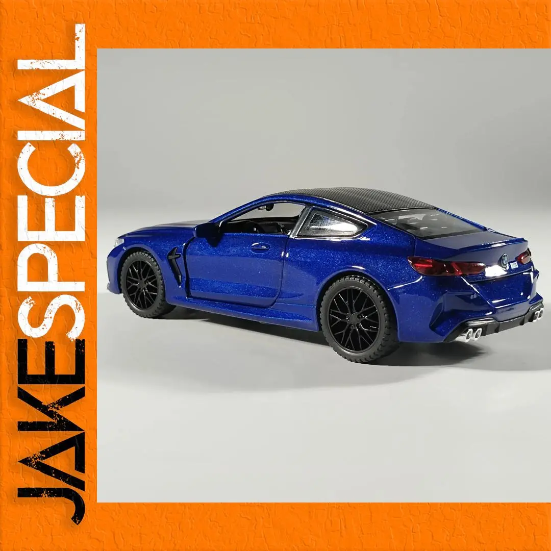 Vibrant Blue BMW M8 1:32 Diecast Model 1 Vibrant Blue BMW M8 1:32 Diecast Model