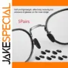 Silicone Nose Pads for Titanium Glasses (5 Pairs)