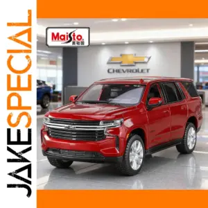 Red Chevrolet Tahoe Diecast Model 1:26 Scale