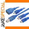 Blue USB Cable for Arduino Models