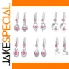 Elegant Water Drop Earrings in Sterling Silver