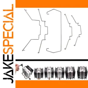 Stainless Steel CPU Cooling Fan Clips Set