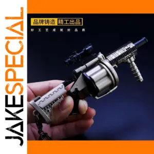 PUBG Metal Grenade Launcher Keychain