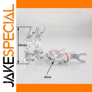 High-Quality Y Spade Connectors Set for Speakers