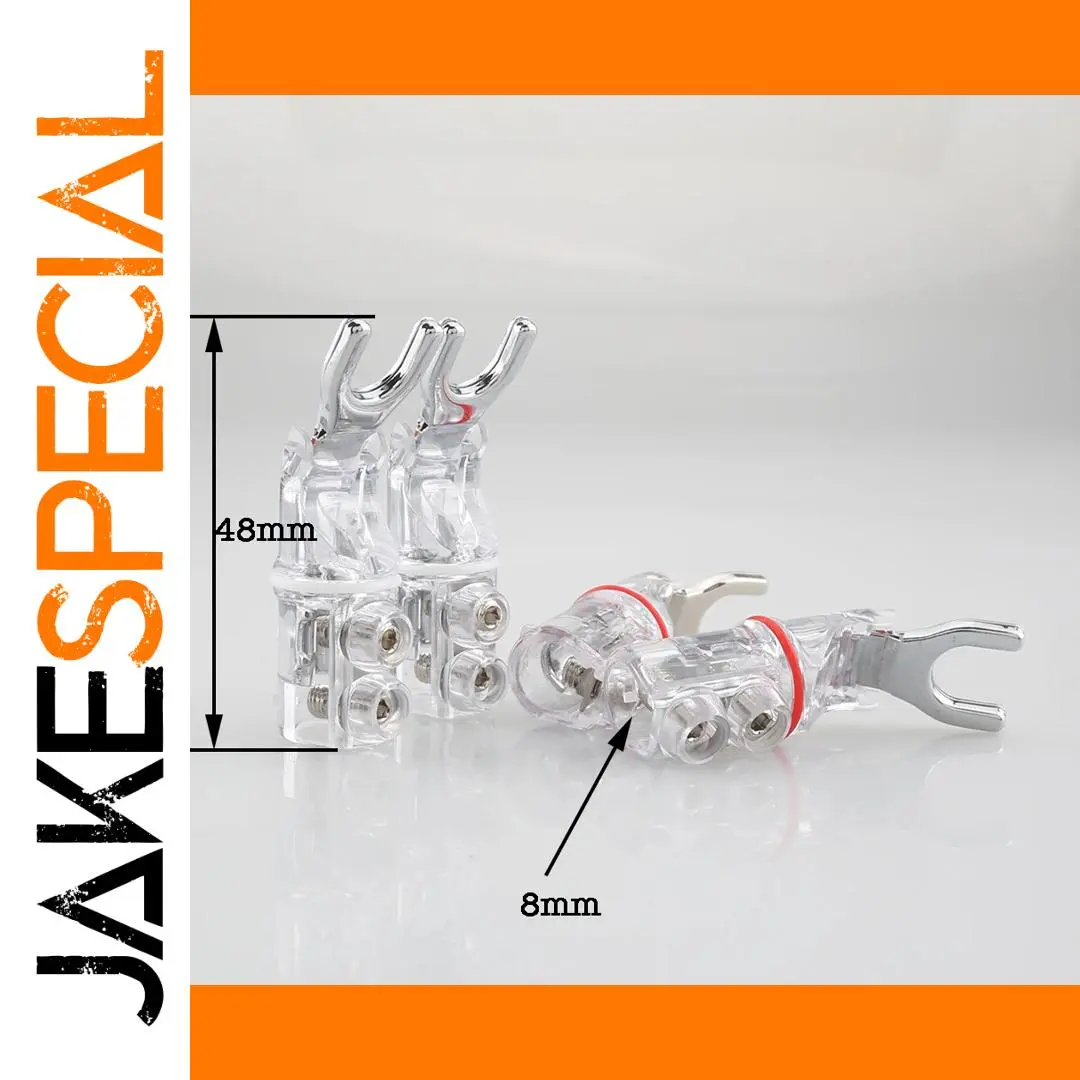 High-Quality Y Spade Connectors Set for Speakers 1 High-Quality Y Spade Connectors Set for Speakers