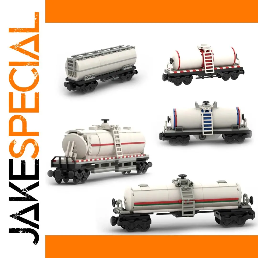 Miniature Industrial Tank Car Model for Trains 1 Miniature Industrial Tank Car Model for Trains