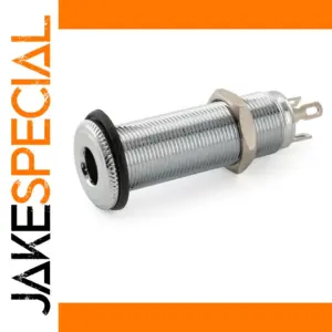 Cylinder Mono Jack Socket for Guitars