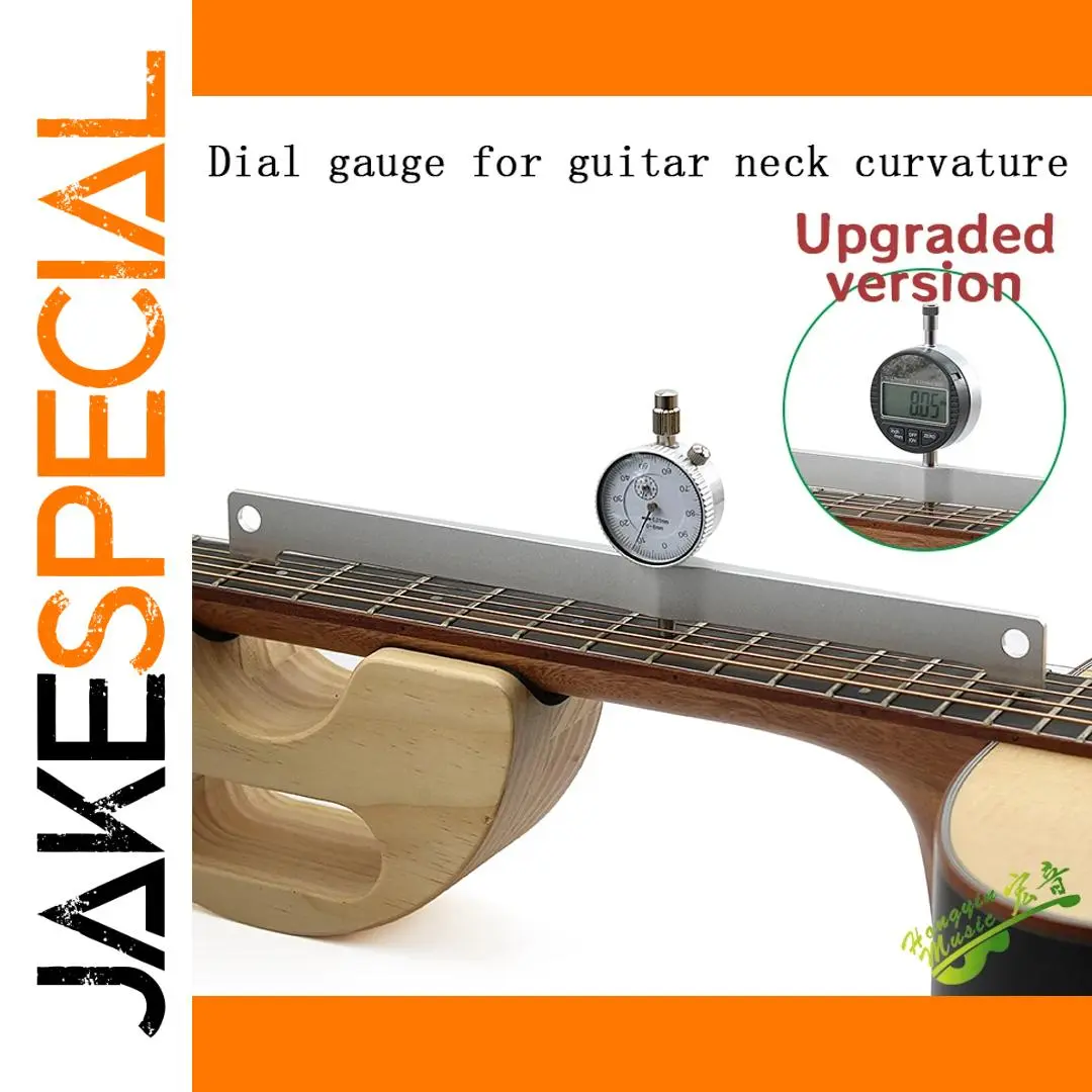 Premium Guitar Neck Dial Meter for Accurate Measurement 1 Premium Guitar Neck Dial Meter for Accurate Measurement