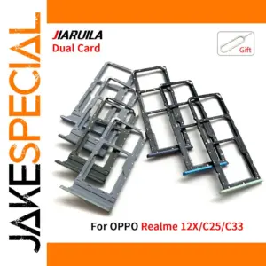 Replacement SIM and SD Card Tray for Realme 12X, C25, C33