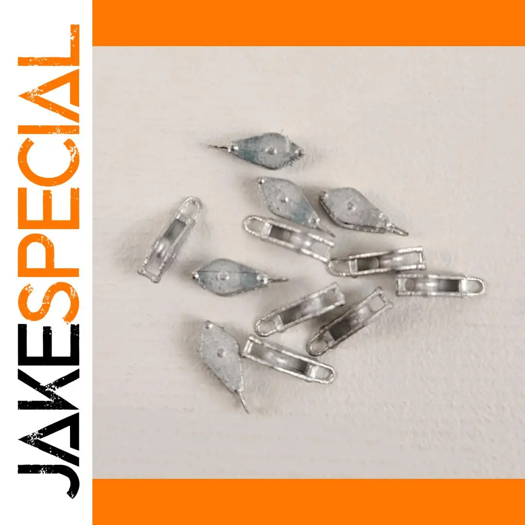 Vintage Alloy Model Pulleys for Ships 1 Vintage Alloy Model Pulleys for Ships