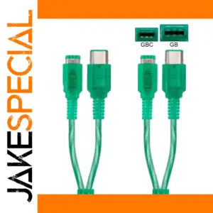 Green Four-Player Gameboy Splitter Cable