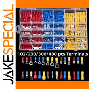 Insulated Electrical Connector Kit QS183 with 102-480 Pieces