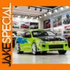Vivid Lime Green 1:24 Diecast Race Car Model