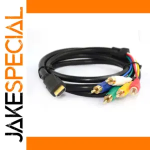 HDMI to RCA AV Component Cable 5Ft