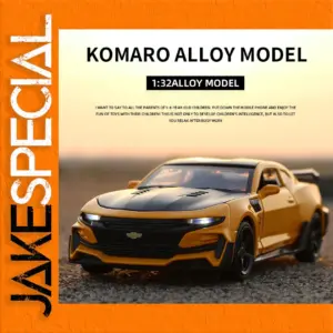 Vibrant Yellow Chevrolet Camaro Diecast Model