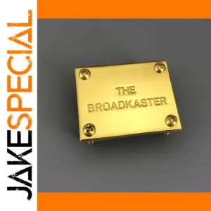 Gold Headstock Plate for Gretsch Broadkaster