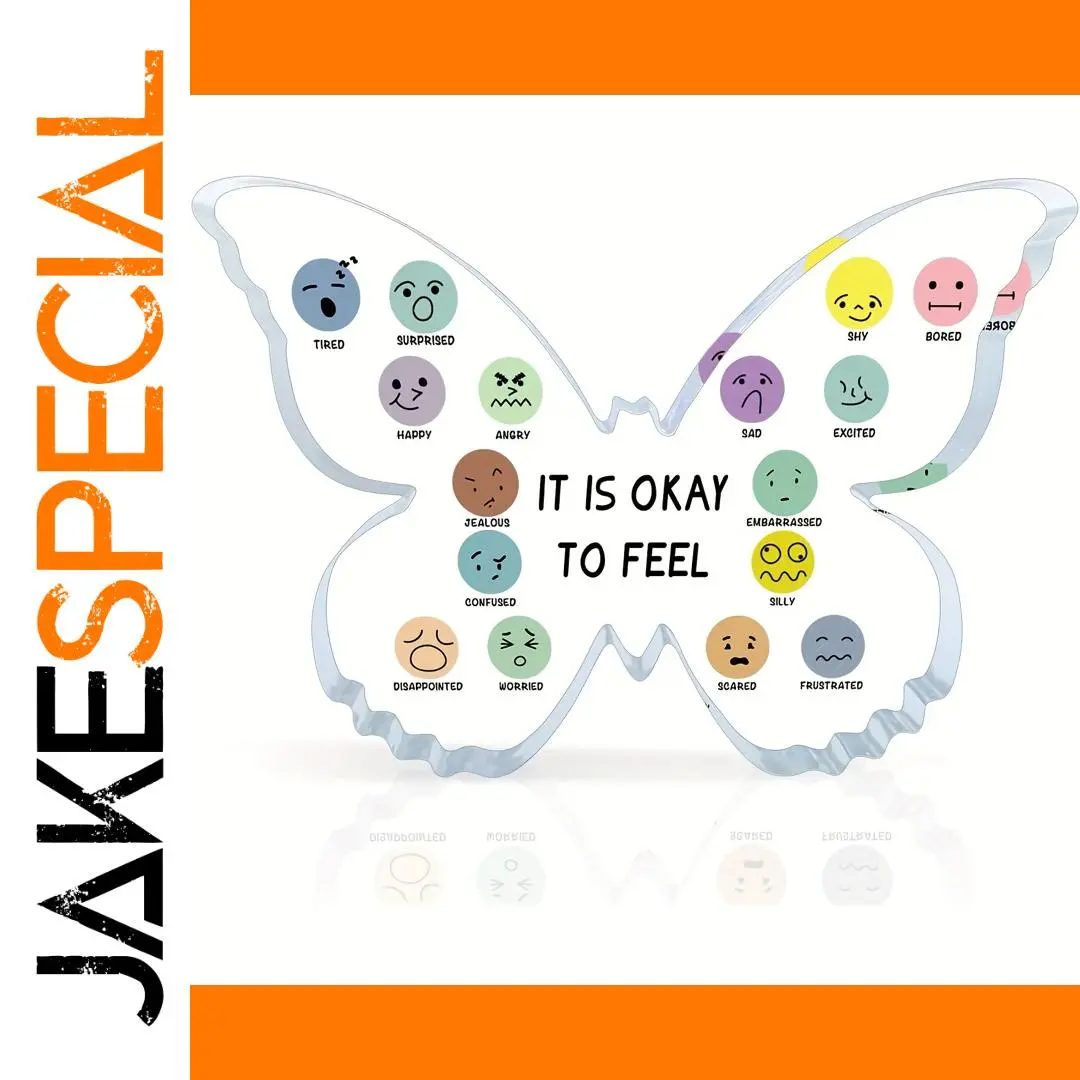 Colorful Emoji Butterfly Decor for Classrooms 1 Colorful Emoji Butterfly Decor for Classrooms