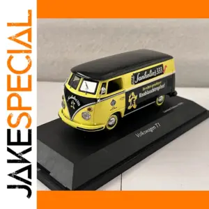 Vibrant Yellow and Black Volkswagen T1 Model