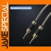 Premium Silver-Plated Audio Cable 3.5mm