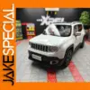 1:18 White Jeep Diecast Model Car