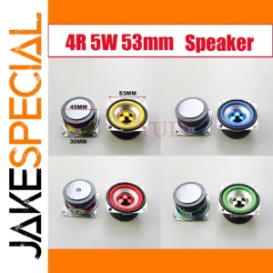 Vibrant 53mm Bluetooth Speaker for Projects