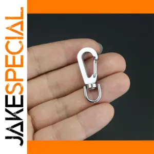 Mini Zinc Alloy Spring Backpack Clasp for Keys and Gadgets