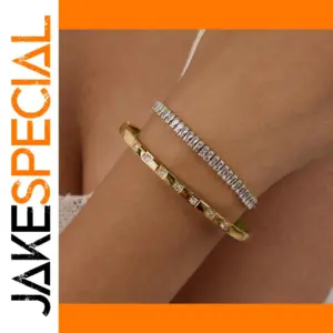 Elegant Women's Gold Stainless Steel Bracelet