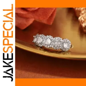 Elegant Silver and Zircon Women's Ring